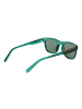 Superdry Unisex Sonnenbrille Trapezförmig Grün
