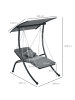 Outsunny Hollywoodschaukel in Dunkelgrau 108L x 145B x 169H cm