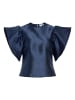 Vila Oberteil mit kurzen Ärmeln in Navy Blazer