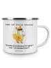 Mr. & Mrs. Panda Camping Emaille Tasse Datenschutzbeauftragter L... in Weiß