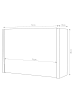 MCW Spiegelschrank B19, Weiß