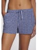 VIVANCE DREAMS Pyjamashorts in blau-rosa-gestreift