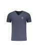 Aeronautica Militare Blau Baumwolle Herren T-Shirt