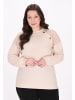 Usha Women Plus Size Blouse in beige