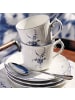 Villeroy & Boch Frühstückstasse mit Untertasse Vieux Luxembourg in 240 ml in weiß-blau