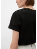 s.Oliver BLACK LABEL T-Shirt kurzarm in Schwarz