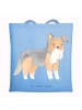 Mr. & Mrs. Panda Jutebeutel Shetland Sheepdog Moment ohne Spruch in Sky Blue