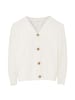 ALARY Damen Strickjacke in Wollweiss