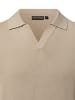 Finshley & Harding Strick-Poloshirt in beigebeige
