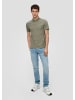 QS Polo-Shirt  in  7380_olivgrün