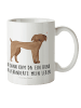 Mr. & Mrs. Panda Kindertasse Hund Dogge mit Spruch in Weiß