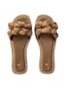 DreiMaster Damen Sandalen Aus Leder in Kamel
