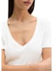 Marc O'Polo DfC V-Neck-T-Shirt regular in Weiß