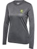 Hummel Hummel T-Shirt Hmlsprint Training Damen Feuchtigkeitsabsorbierenden in FORGED IRON MELANGE