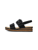 rieker Klassische Sandale 62950 in schwarz