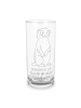 Mr. & Mrs. Panda Longdrinkglas Erdmännchen mit Spruch in Transparent