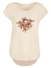 F4NT4STIC Long Cut T-Shirt Betty Boop Lil Angel Tattoo in Whitesand