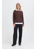 Oxmo Strickpullover OXFSANVI PU 1 in Braun