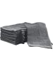 REDBEST Frottier, Leichtfrottier Waschhandschuh 12er-Pack Oceanside in anthrazit