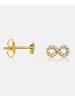 Diamant L'éternel Ohrringe aus 585 Gelbgold