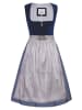 MarJo Dirndl INKA in saphir-blau