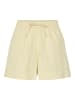 Pieces Shorts in Pale Banana