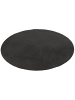 Snapstyle Velours-Teppich Joy Rund in schwarz