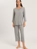 Hanro Pyjama Natural Elegance in Grau