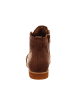 Esgano Damenschnürrstiefel warm flach  in  Braun