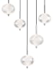 Globo lighting Hängeleuchte "AIDA" in silver