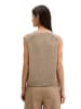 Marc O'Polo Ärmelloser Cardigan slim in Earthy Taupe