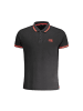 cavalli CLASS Schwarzes Baumwoll-Polohemd