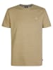 Petrol Industries T-Shirt mit Logo Horizonstone in Braun
