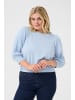 KAFFE curve Strickpullover KCloni in Soft Chambray