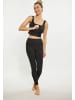 IZIA Damen Crop-Top in Schwarz