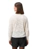 Zero  Sweatshirt mit Blumenspitze in Eggnog