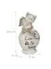 relaxdays Katzen-Grabschmuck in Creme - (B)11 x (H)20,5 x (T)10 cm