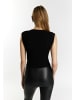 myMo Damen Strickpullunder in Schwarz