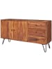 FineBuy Sideboard in Braun / Sheesham / 145x40x75