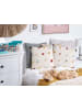 Beliani 2er-Set Dekokissen FUSSEL in Beige/Bunt