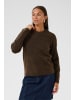 Kaffe Strickpullover KAniel Regular fit in Chocolate Brown Melange