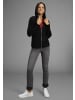 Laura Scott Kapuzenstrickjacke in schwarz