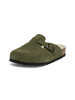 VITAFORM Veloursleder Clogs in avocado