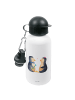 Mr. & Mrs. Panda Trinkflasche Pinguin Pärchen ohne Spruch in Weiß