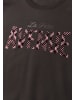Street One Langarmshirt mit Wording Artwork in Black Coffee