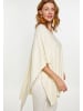 VIRITA Women Poncho in Creme