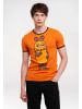 Logoshirt T-Shirt Die Sendung mit der Maus - Die Maus in orange-dunkelbraun