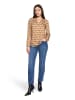 CARTOON Casual-Bluse mit Knöpfen in Brown/Rosé