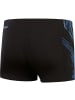 Speedo Kastenbadehose Tech Panel in black-curious blue-true cobalt