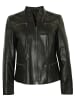 MADDOX Lederjacke Lammnappa in Schwarz